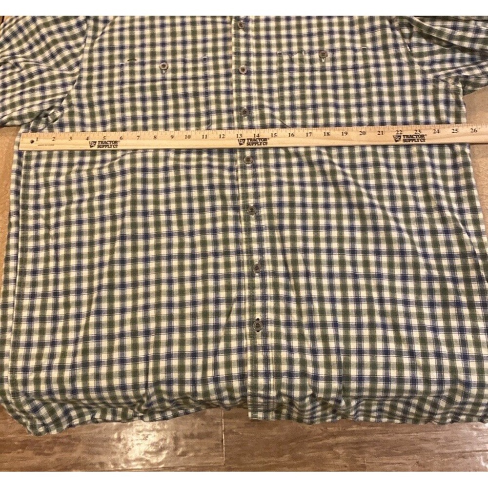 L.L bean plaid casual button mens size XL tall - Picture 6 of 8